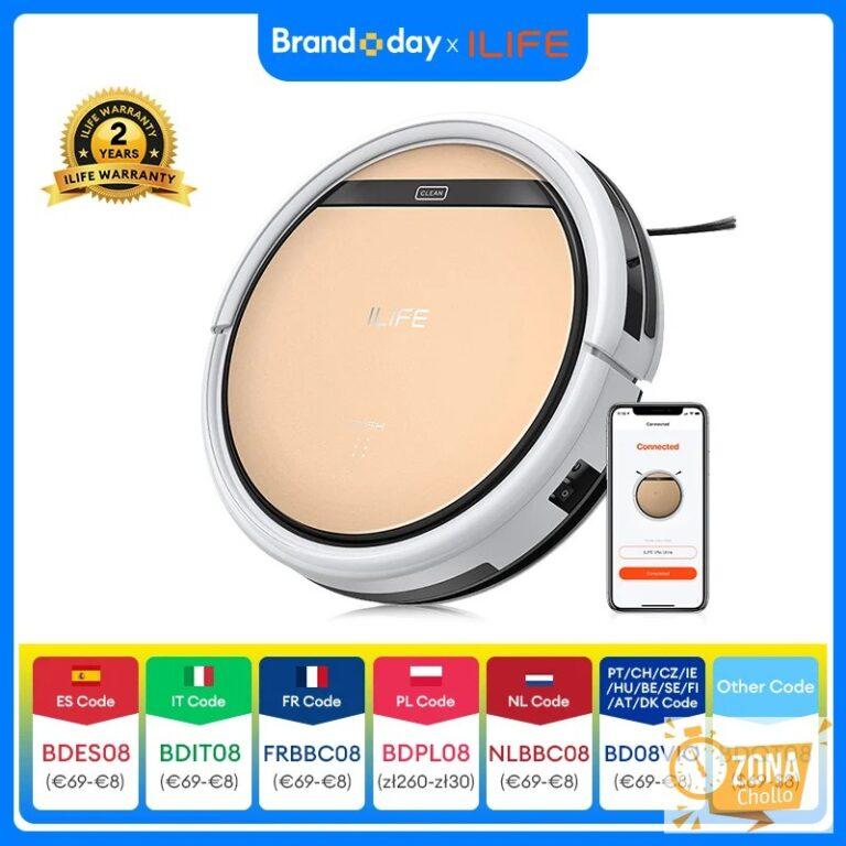 Robot Aspirador y Fregador ILIFE V5s Ultra, Succión de 4000 Pa… — 84,32 €