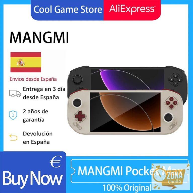 Consola de Juegos Retro Portátil MANGMI POCKET MAX, Pantalla OLED de… — 325,42 €