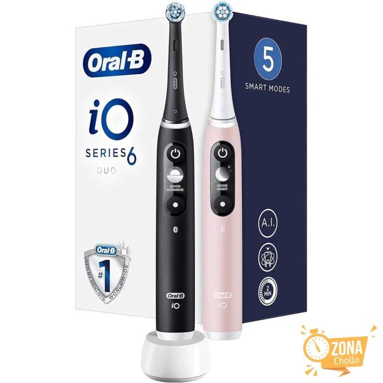 Oral-B iO 6 Duo. 2 Cepillos de Dientes Eléctricos Recargables con… — 201,99 €