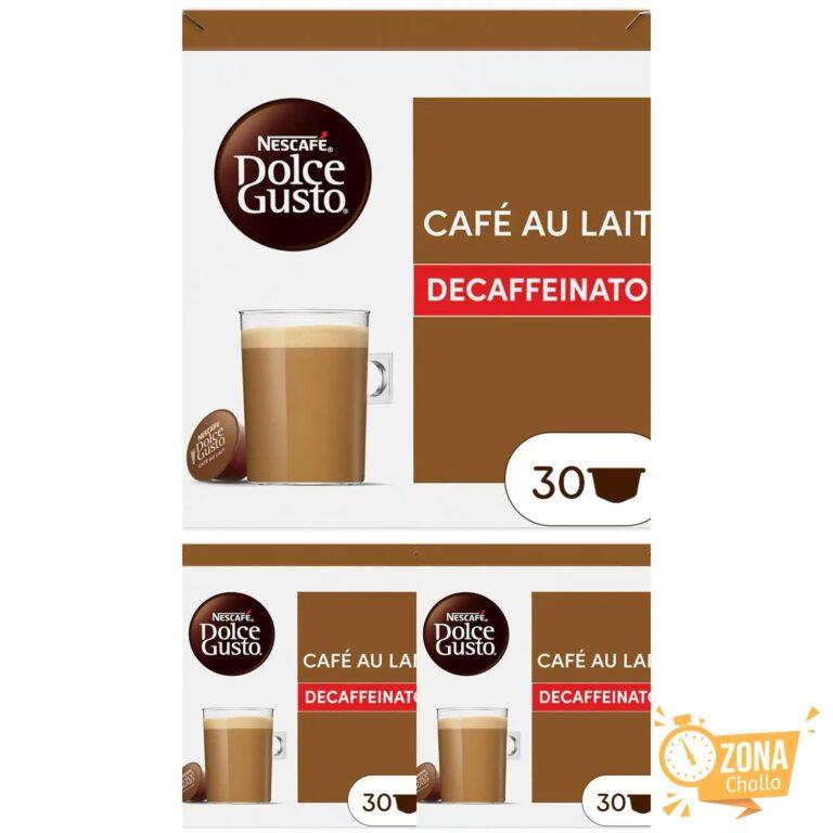 Dolce Gusto Café con Leche descafeinado 90 Cápsulas (3 x 30) — 23,56 €