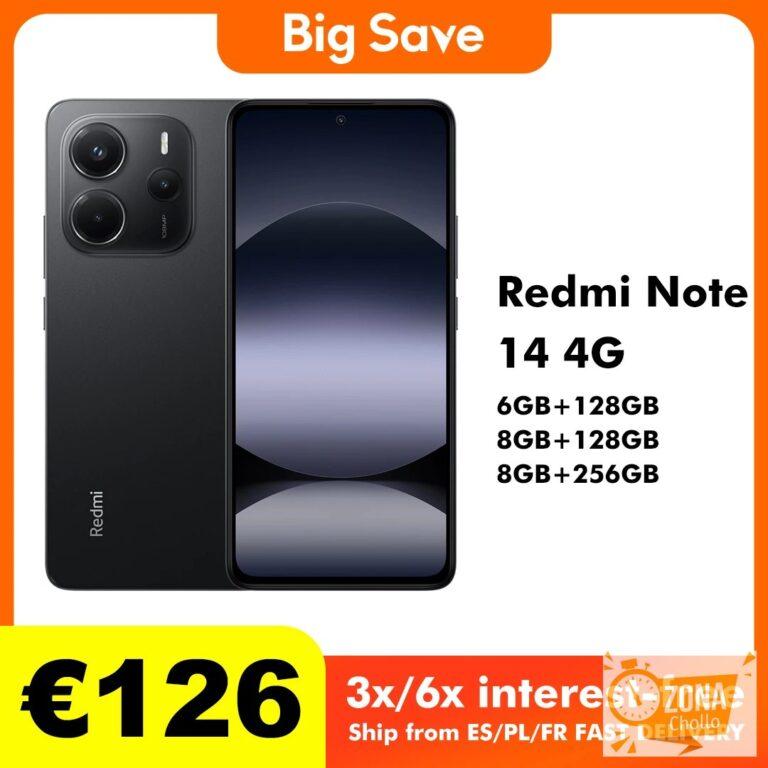 Xiaomi-smartphone Redmi Note 14, versión Global opcional, 6GB/128GB… — 144,08 €
