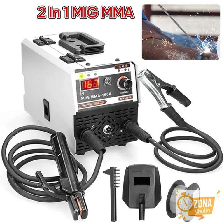 Máquina de soldar MIG MMA 2 en 1 de 160A, inversor DC IGBT, con… — 52,23 €