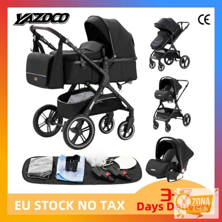 Cochecito de Bebé Multifuncional 3 en 1 con Asiento de Auto y Cesta… — 44,84 €