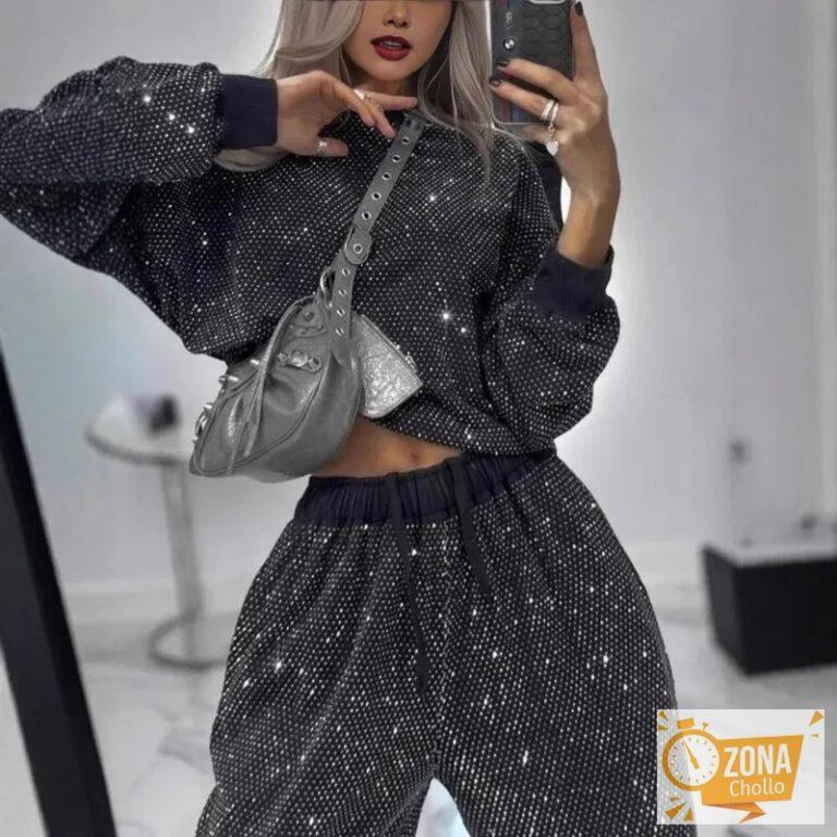 Conjunto de dos piezas para mujer con cielo estrellado de estilo… — 11,59 €