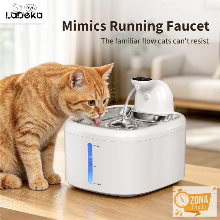 Bebedero para Gatos de 3.5L, Dispensador de Agua Inalámbrico para… — 8,99 €