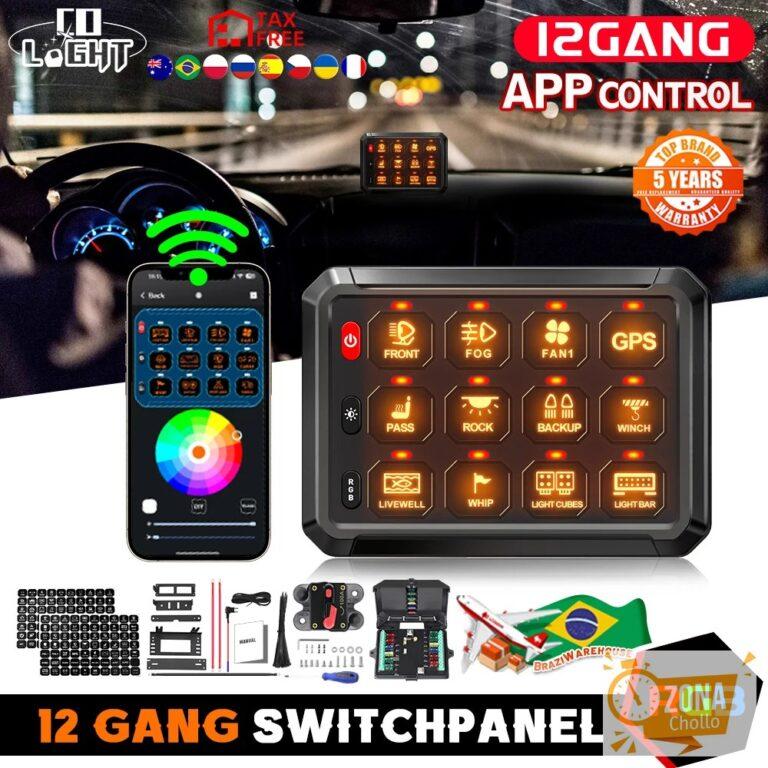 COLIGHT Panel de interruptor de 12/8 entradas con Control de… — 88.67 EUR €