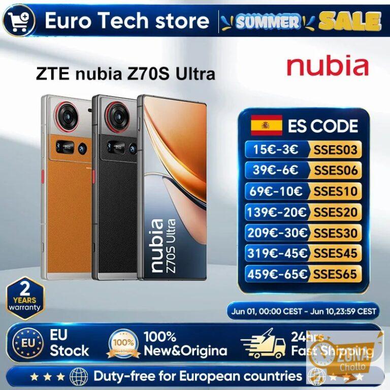 Nubia z70s ultra Photographer Edition 5G Smartphone Snapdragon 8… — 597,08 €