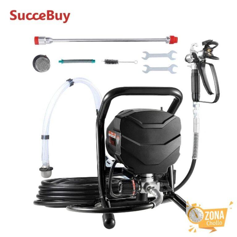 SucceBuy Pulverizador de pintura sin aire con soporte, pulverizador… — 130,62 €