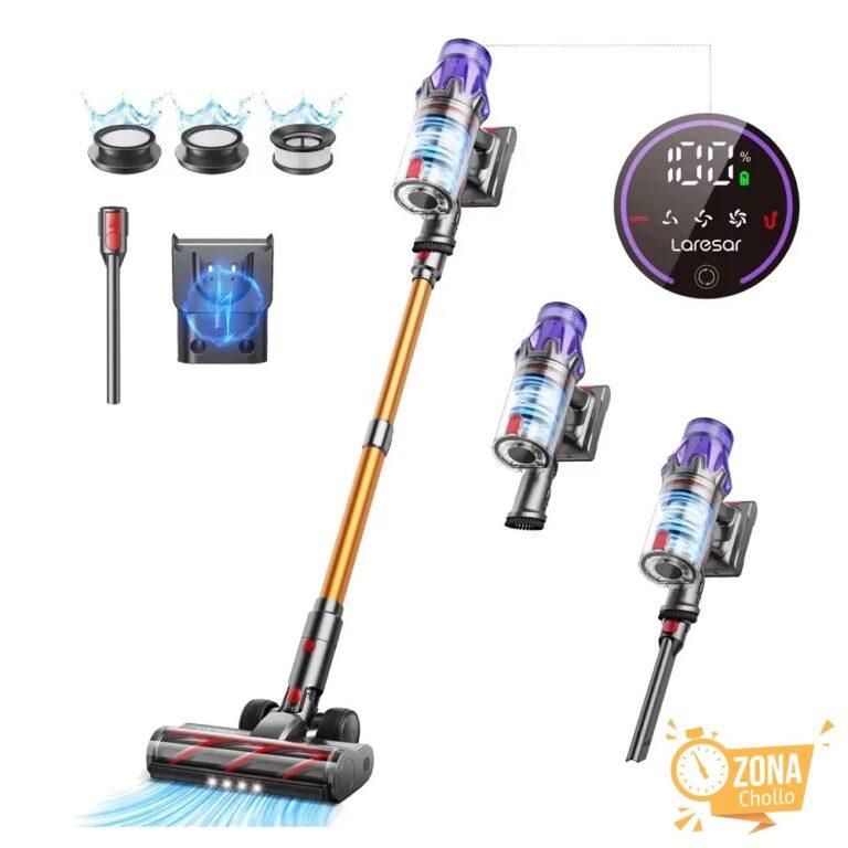 Laresar V7 500W 50KPA Aspiradora inalámbrica con potencia de… — 111.69 EUR €