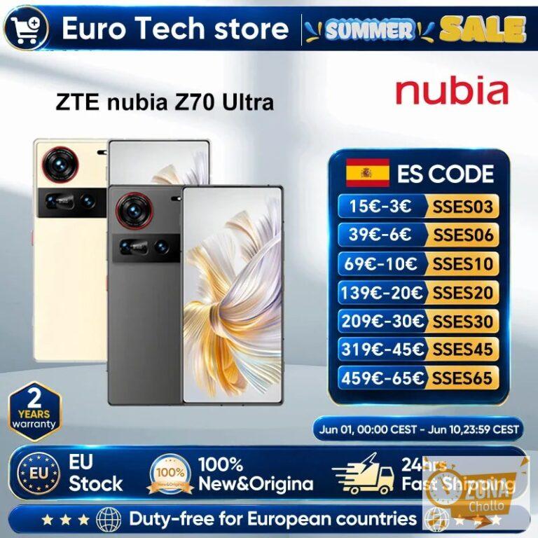 Nubia Z70 Ultra Smartphone 5G 6,85 »144Hz cámara de pantalla… — 476.89 EUR €