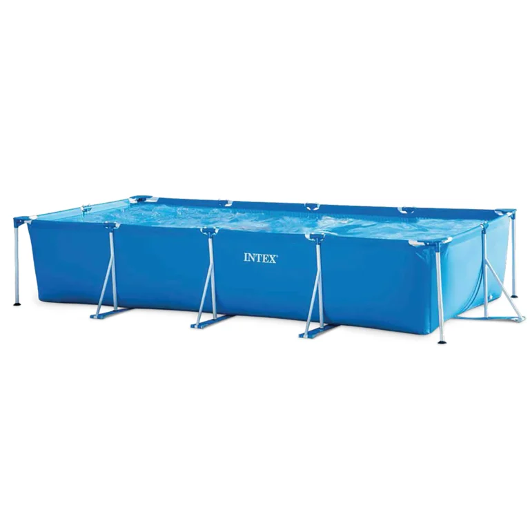 INTEX - PISCINA DESMONTABLE RECTANGULAR METAL FRAME