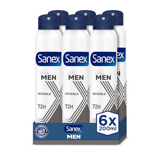 SANEX MEN INVISIBLE ANTITRANSPIRANTE SPRAY PACK 6 X 200ML