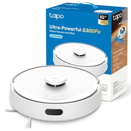 TAPO RV30 MAX ROBOT ASPIRADOR BLANCO 5300PA CON LIDAR Y APP