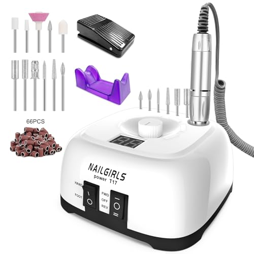 TORNO PARA UÑAS PROFESIONAL 35000RPM NAILGIRLS 11 EN 1