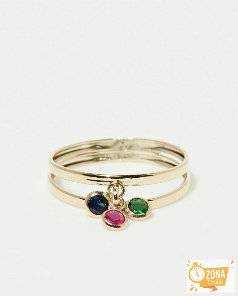 Anillo «Pierettes Cassie» Oro amarillo 375/1000 et CIRCONIO — 149,00€ € -79%