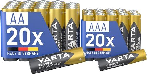 26% DESCUENTO VARTA Pilas 20x AA & 20x AAA, Mix Pack, paquete de 40… — 13,89 € -26%