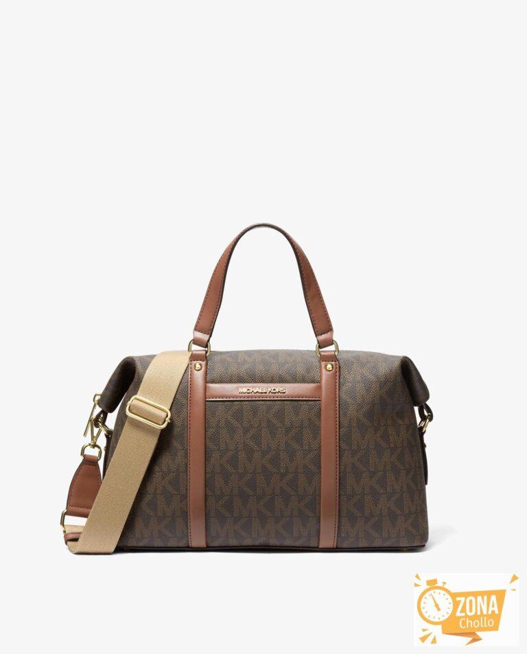 Bandolera de mujer satchel beck mediana con logotipo Marrón oscuro… — 114 € -71%