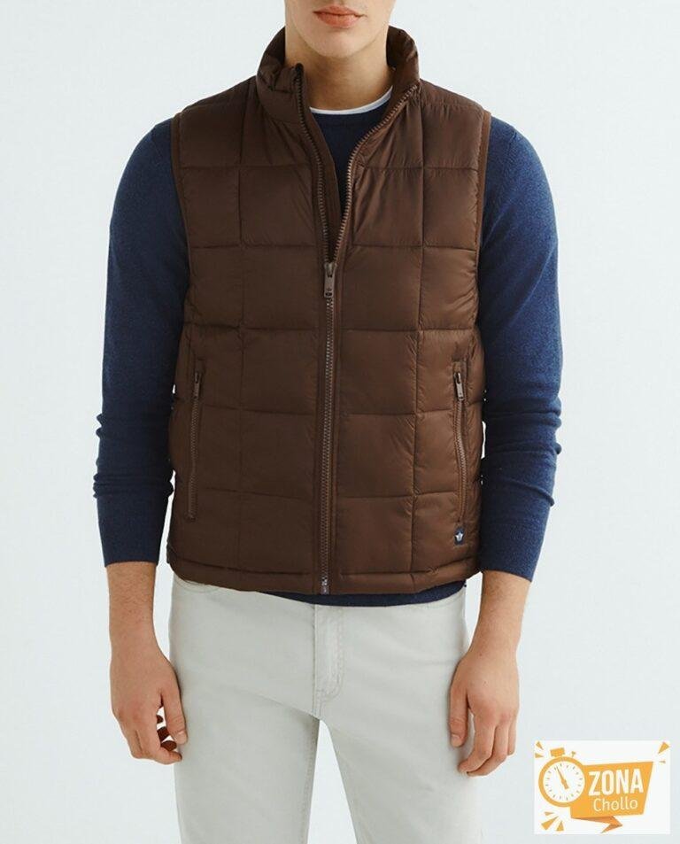 Chaleco de hombre tipo plumífero — 21,00€ € -81%