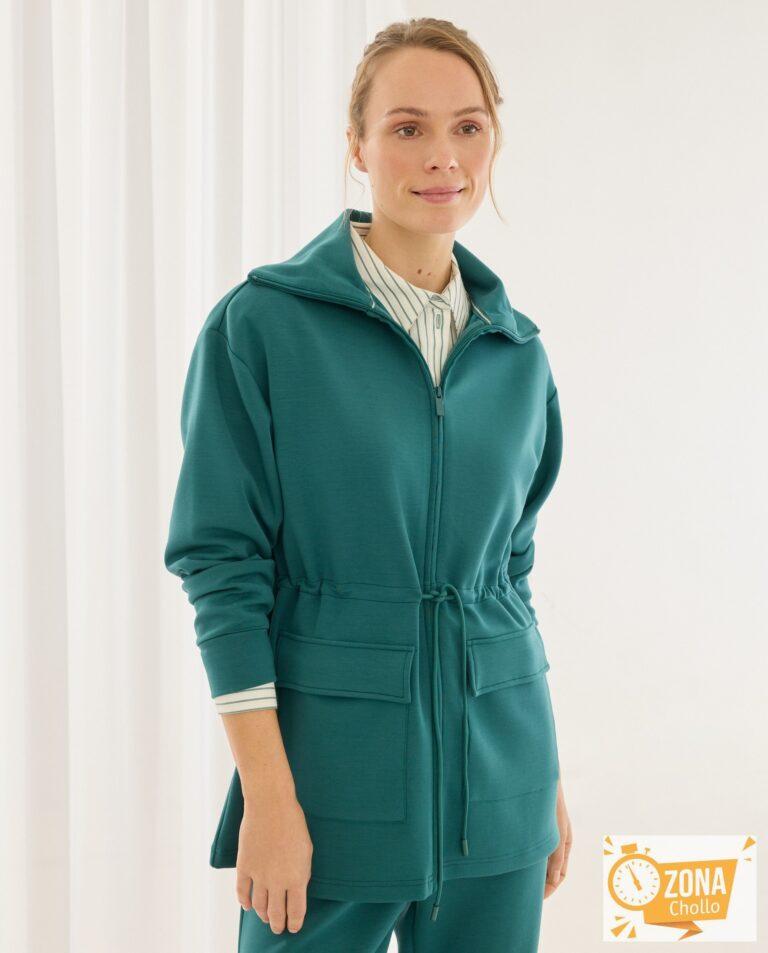 Chaqueta cremallera y cinturón 530 Verde oscuro Énfasis · El Corte… — 14,99 € -70%