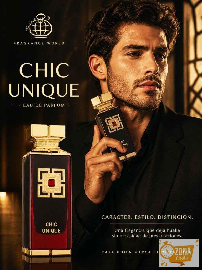 Chic Unique Fragrance World 100 ml EDP – Perfume con Cuero, Incienso… — 27.9 €