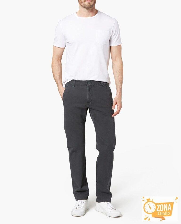 Chino de hombre Dockers Smart 360 Flex Alpha slim tapered azul marino — 21,00€ € -81%
