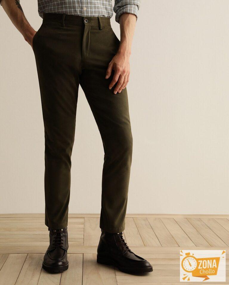 Chino de la colección Black de hombre slim kaki — 13,00€ € -81%