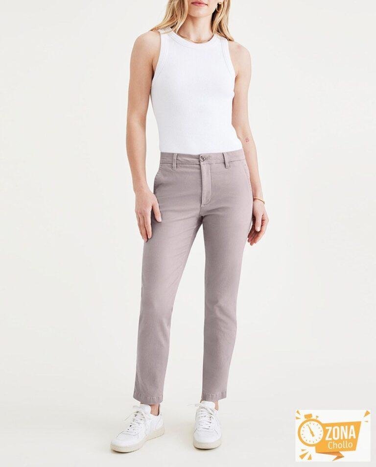 Pantalón chino de mujer slim — 19,00€ € -81%
