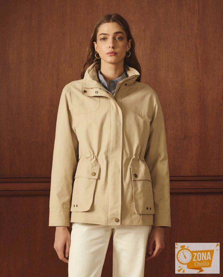 Parka ligera de mujer con capucha Beige Lloyd’s · El Corte Inglés — 36 € -70%