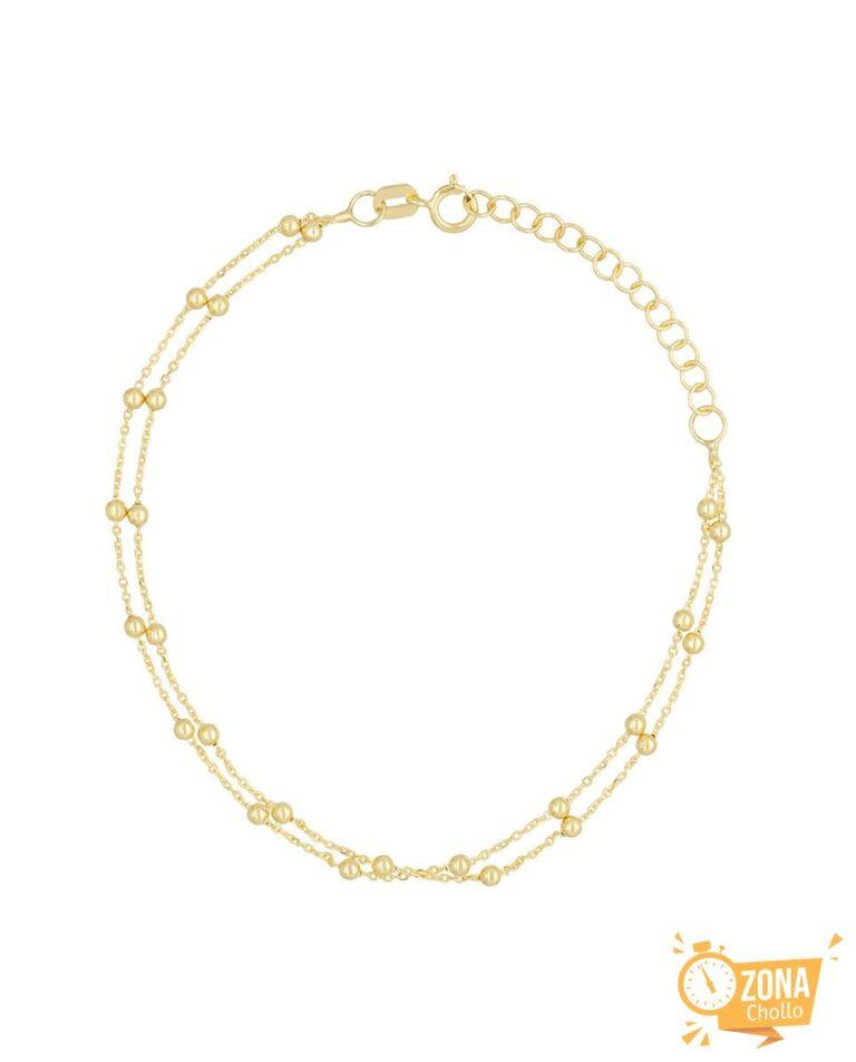 Pulsera boules en oro amarillo — 279,00€ € -77%