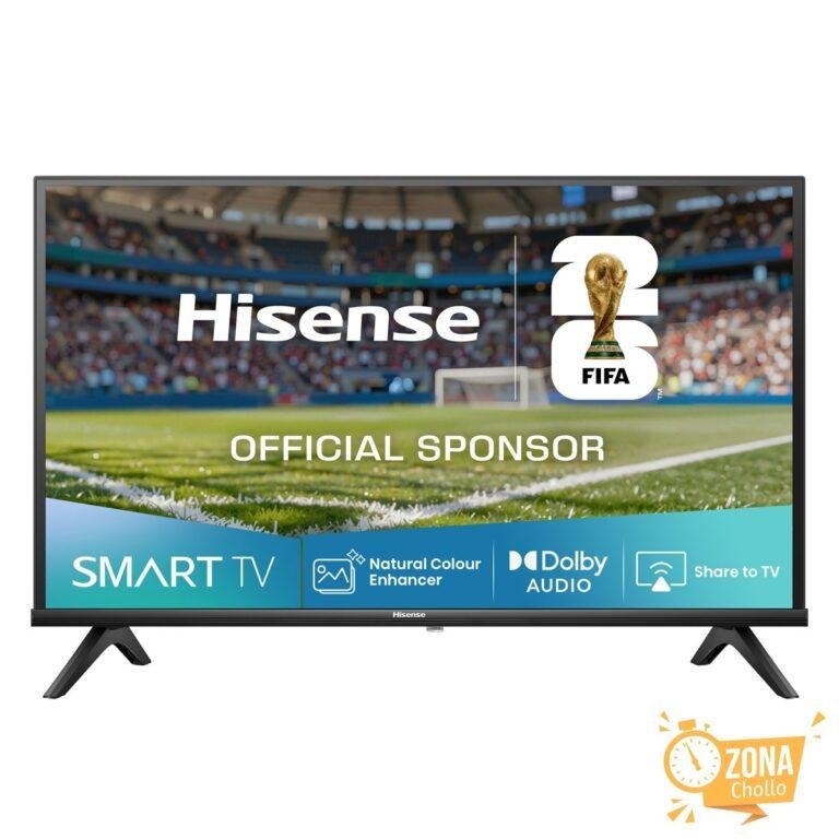 TV LED 80 cm (32″) Hisense 32A4Q, HD Ready, Smart TV… — 50,15 € -68%