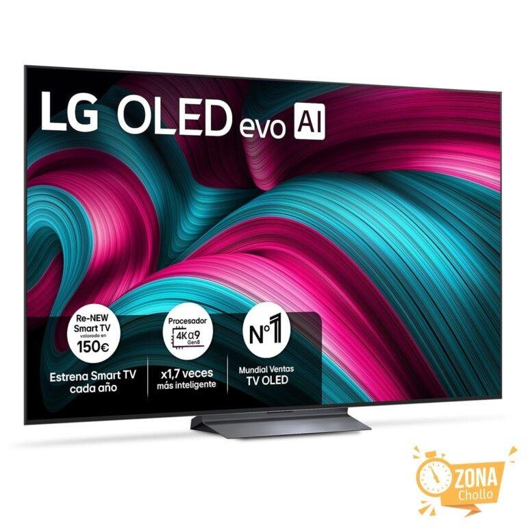 TV OLED evo AI C5 164cm (65″) LG OLED65C56LB, Smart TV 4K… — 849,15 € -69%