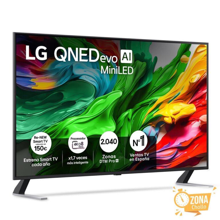 TV QNED evo MiniLED AI 139cm (55″) LG 55QNED85A6C, 4K Smart TV… — 339,15 € -66%