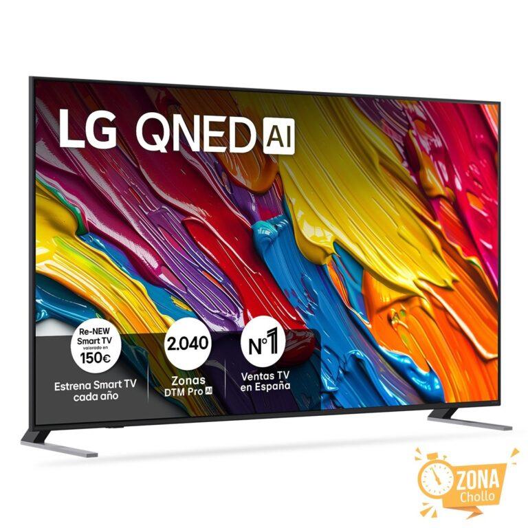 TV QNED AI 189cm (75″) LG 75QNED84A6C, 4K Smart TV (Reacondicionado… — 594,15 € -67%