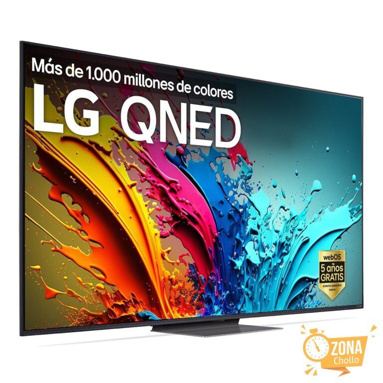 TV QNED 189cm (75″) LG 75QNED86T6A 4K con Smart TV WebOS24… — 339,15 € -62%