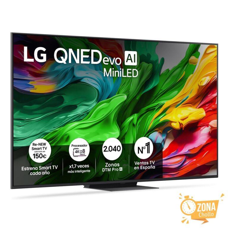 TV QNED evo MiniLED AI 164cm (65″) LG 65QNED86A6A, 4K Smart TV… — 237,15 € -66%