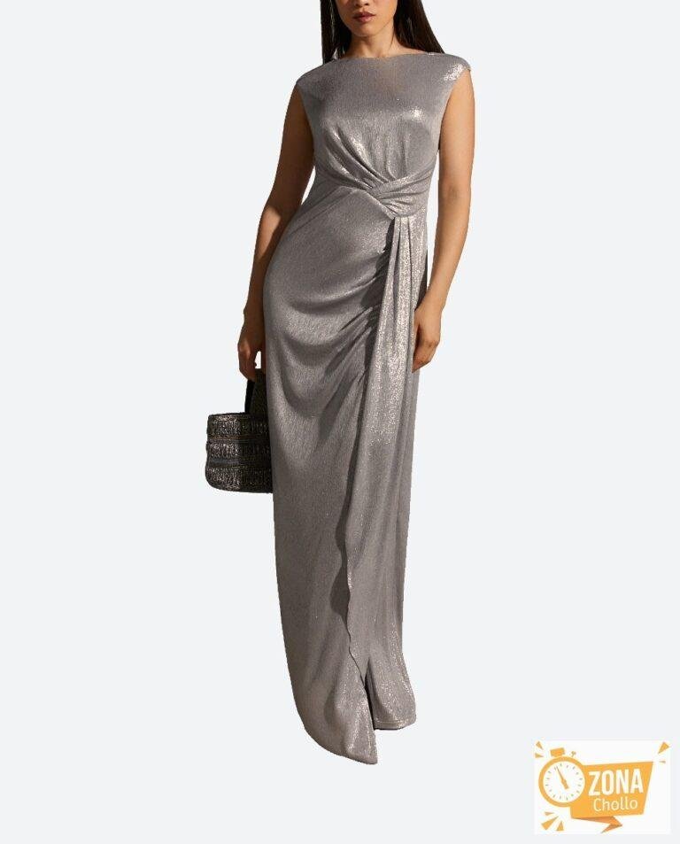 Vestido largo de punto sin mangas — 42,00€ € -80%