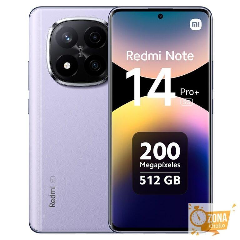 Xiaomi Redmi Note 14 Pro+ 5G 12GB + 512GB móvil libre… — 169,15 € -68%