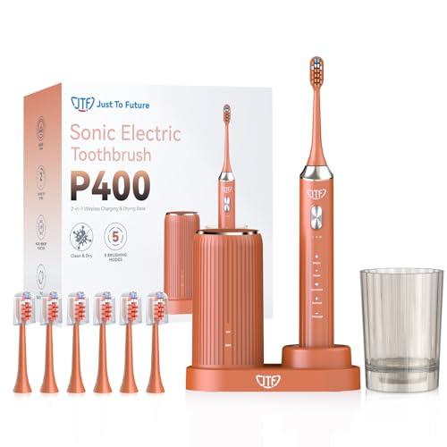 CEPILLO DE DIENTES ELÉCTRICO SÓNICO CON LIMPIEZA UV (NARANJA)