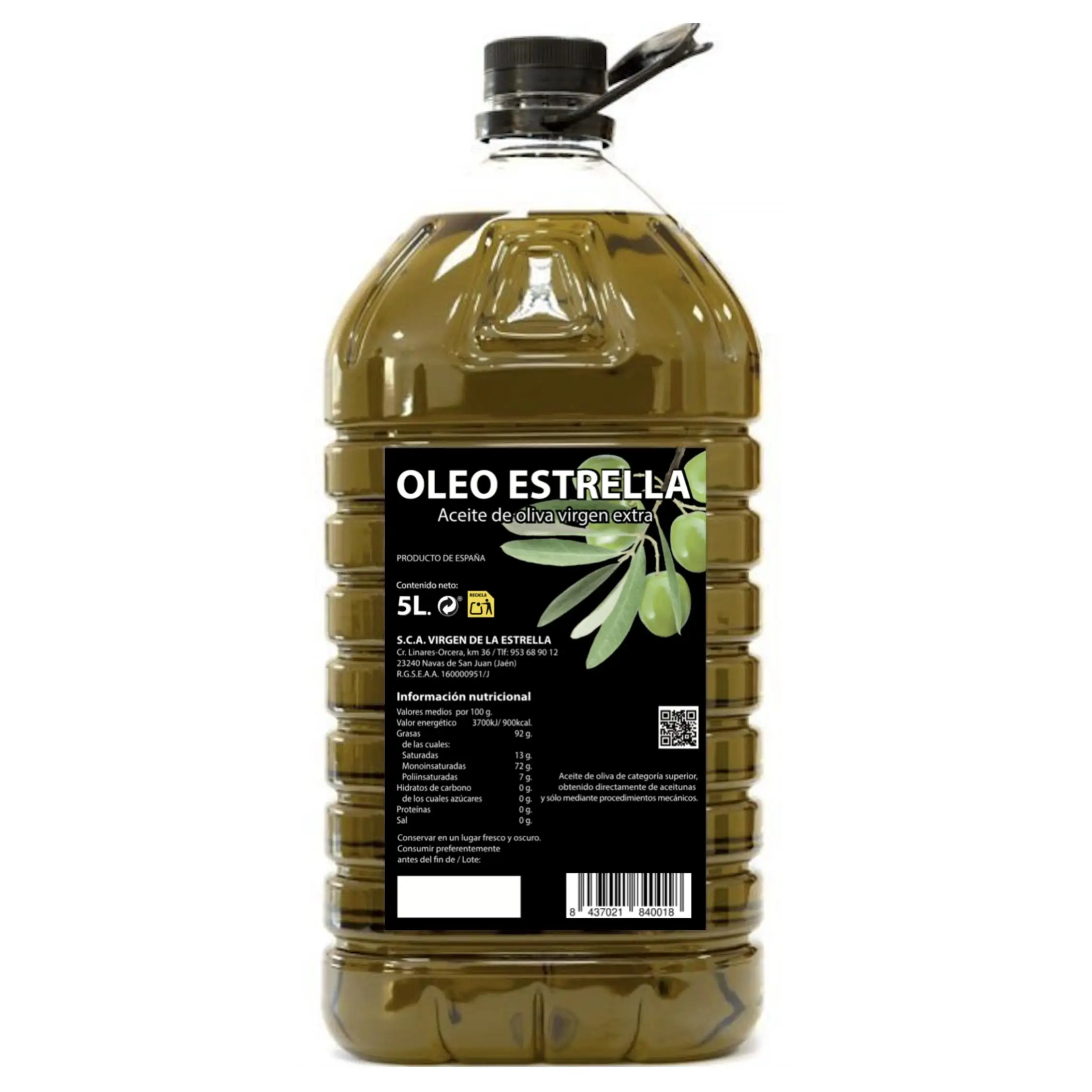 ¡CHOLLAZO! ACEITE DE OLIVA VIRGEN EXTRA OLEOESTRELLA 5L