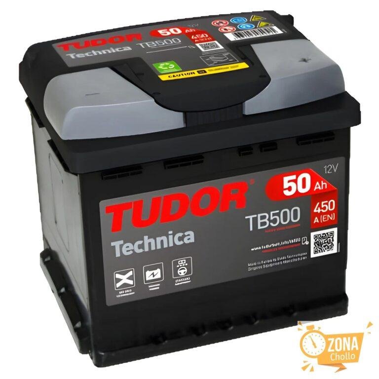 Tudor TB500 Batería de Coche 50Ah 450A – Larga Duración y Potente… — 54.31 EUR €