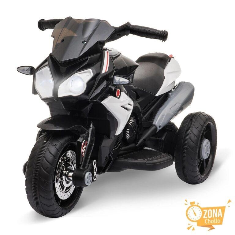 HOMCOM Moto Eléctrica Infantil +3 Años con Música Bocina Faros… — 49,82 €
