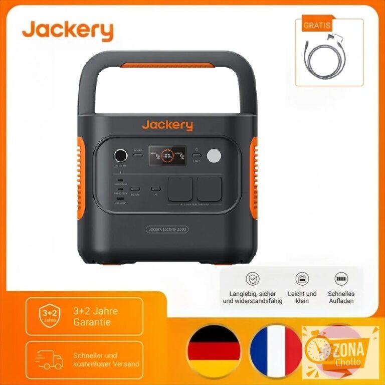 Estación de Energía Portátil Jackery E2000 V2 con Cable de Extensión… — 889,05 €