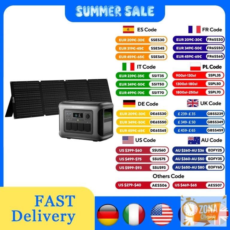 ALLPOWERS R1500 LITE Central eléctrica portátil 1056Wh Generador… — 637,54 €