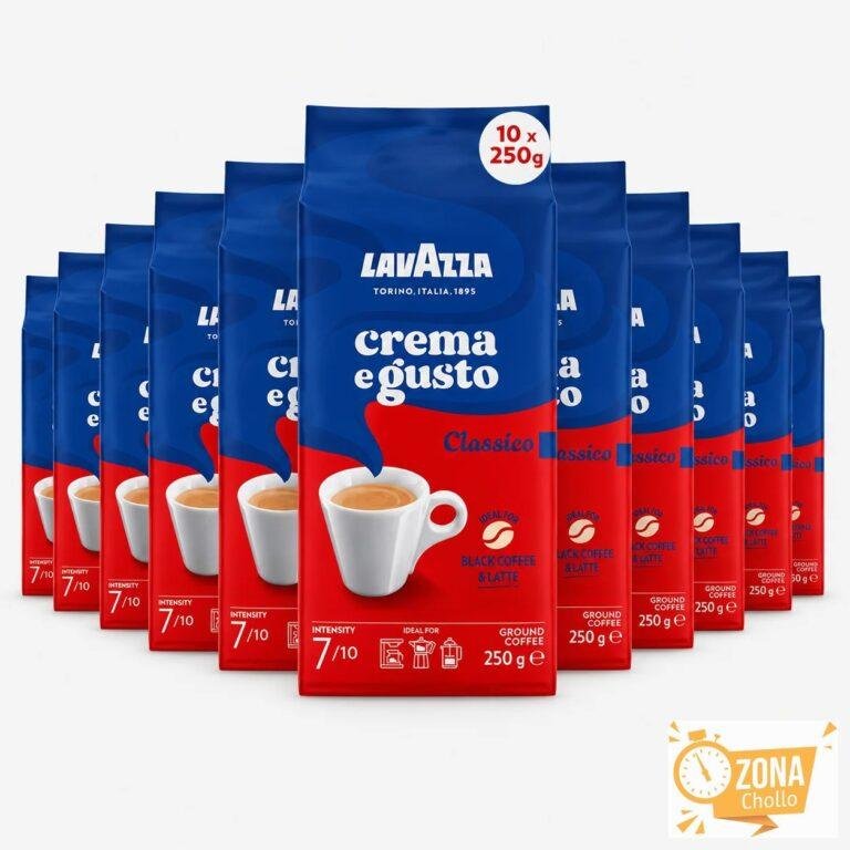 Lavazza Cafe Molido Crema e Gusto 250 gramos – PACK AHORRO 10… — 45.01 EUR €