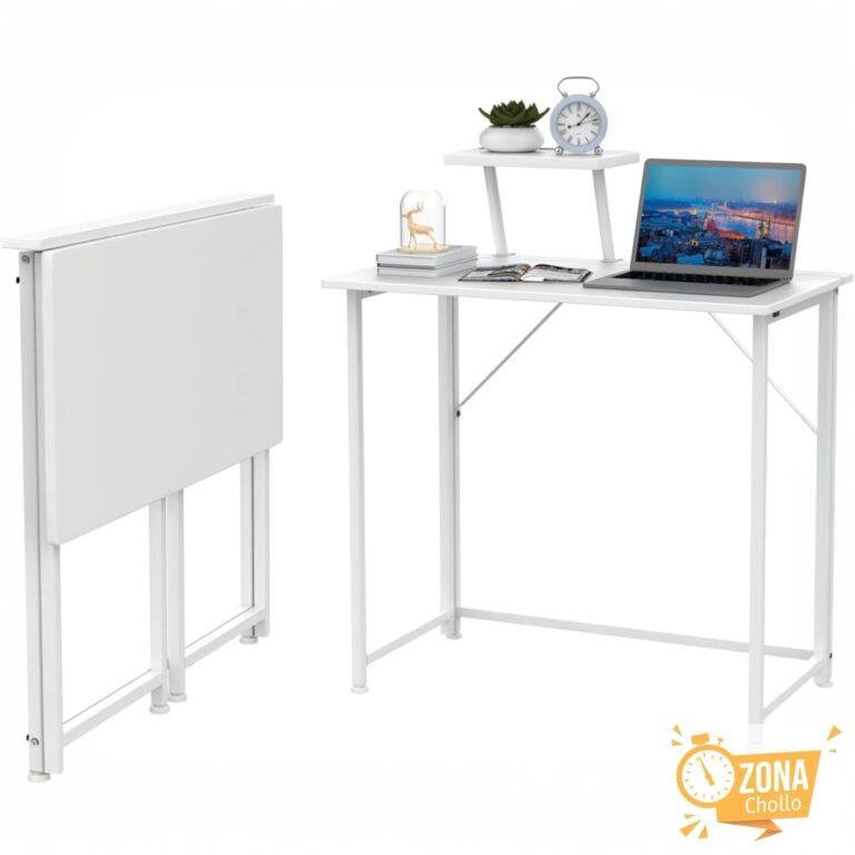 Oferta Mesa Escritorio Plegable, Mesa Ordenador, Compacto sin… — 28,12 €