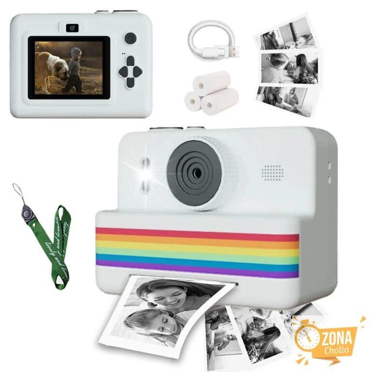 Cámara Digital para niños, Mini impresora portátil térmica… — 28,19 €