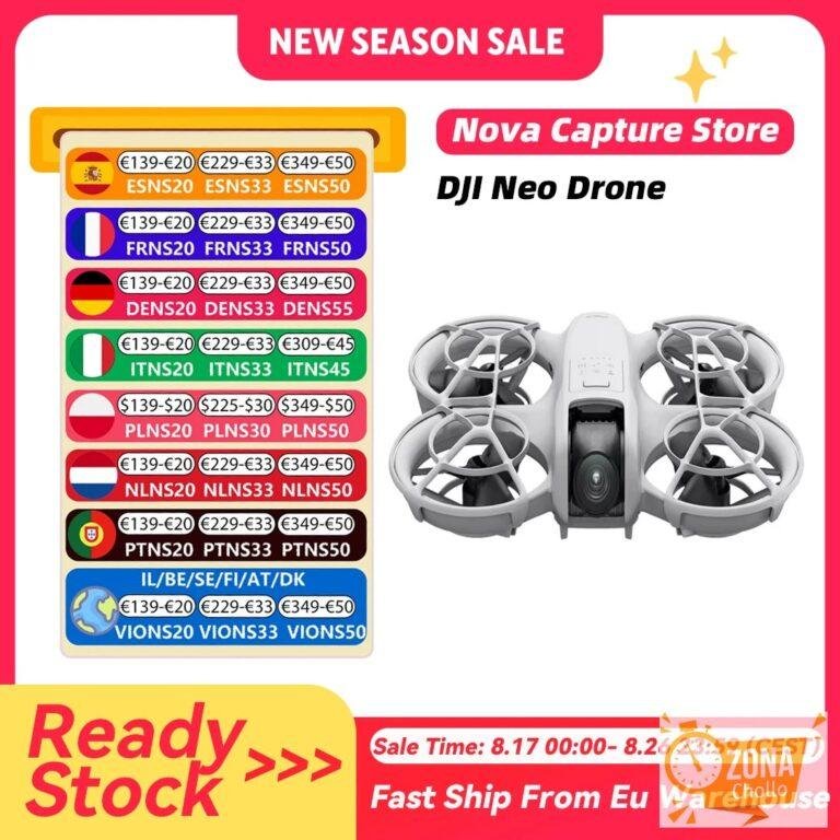 Dron DJI Neo con Cámara 4K UHD para Vuelo Autónomo, Te Sigue… — 149,47 €