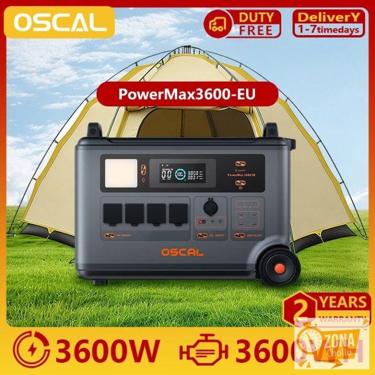 Estación de Energía Portátil Oscal PowerMax 3600SE, Generador Solar… — 1020.28 EUR €