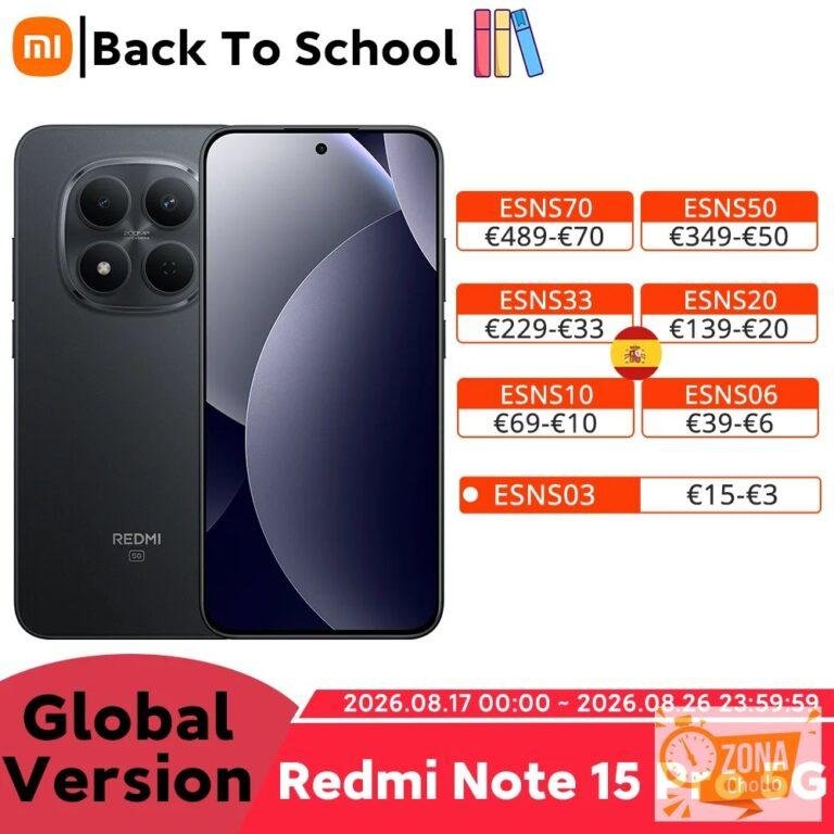 Versión Global Redmi Note 15 Pro 5G Dimensity 7400-Ultra Smartphone… — 272,89 €