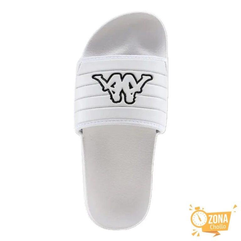 Kappa – Chanclas mujer LABLO blancas y negras, estilo slip-on… — 10,55 €